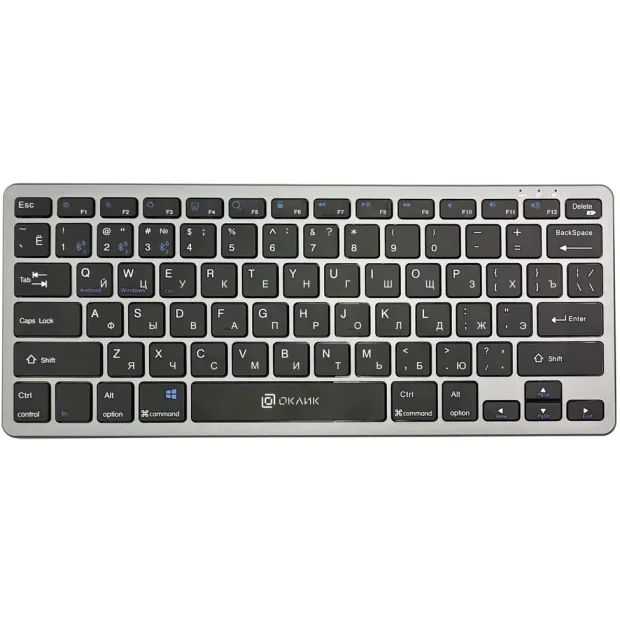Клавиатура Oklick 835S (серый/черный)